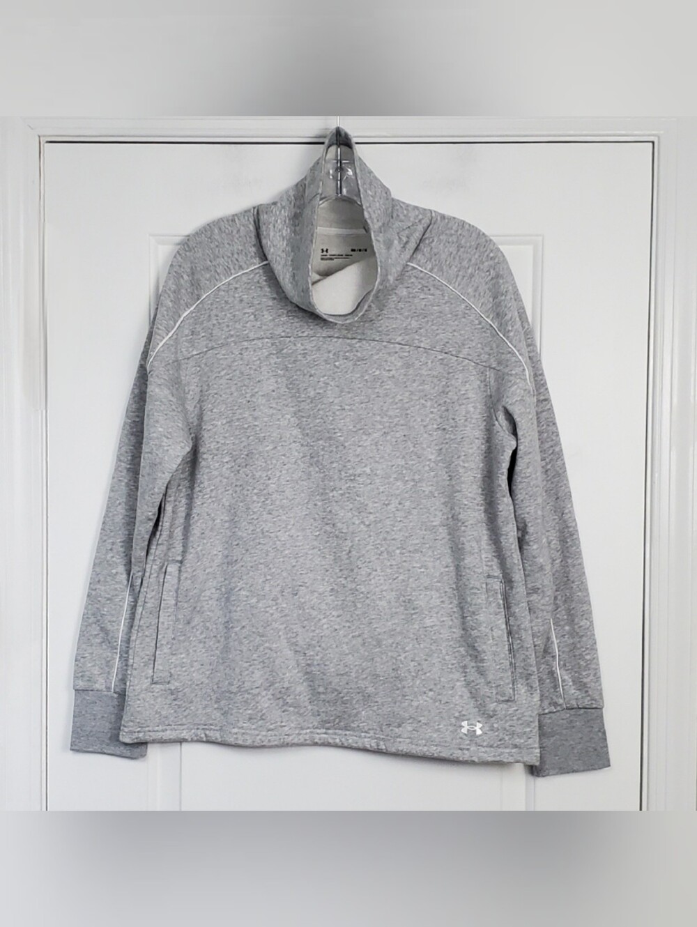 Under Armour Womens Rival Fleece Funnel Neck Pullover Cozy Warm - Size M - NWT
